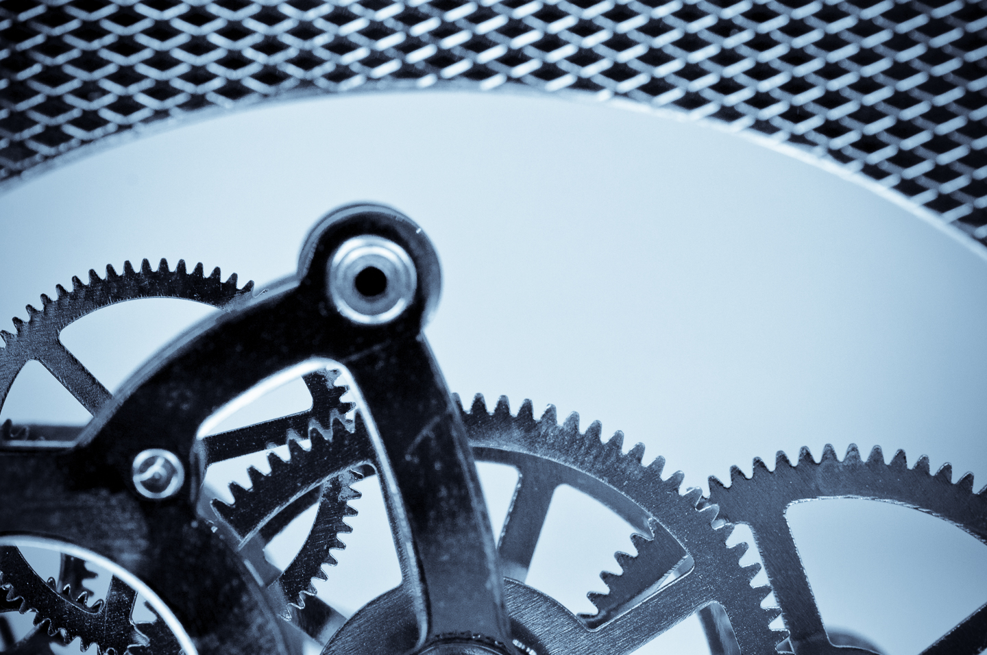 Timekeeping mechanism under scope
